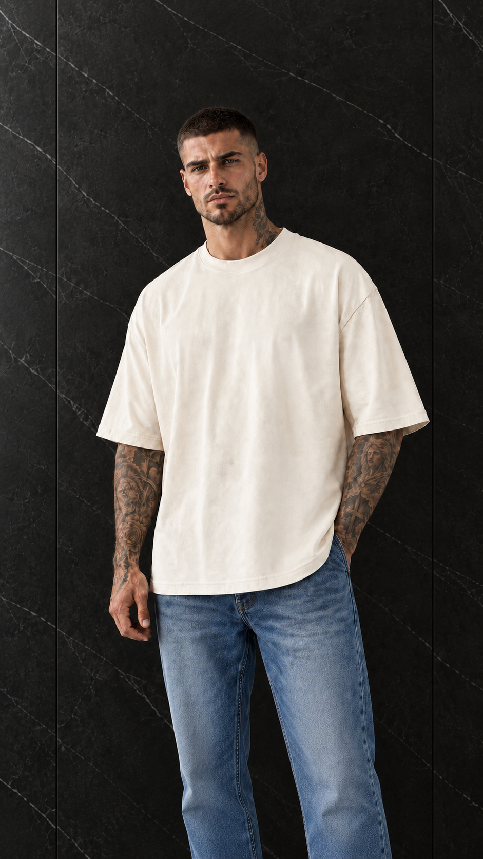 RONIN Heavyweight T-Shirt · Apricot · M